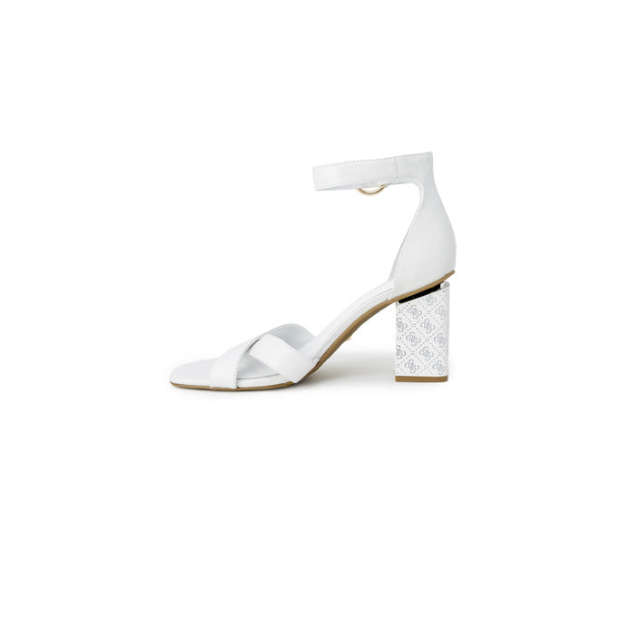 Guess Shoes White Women Sandals Leather