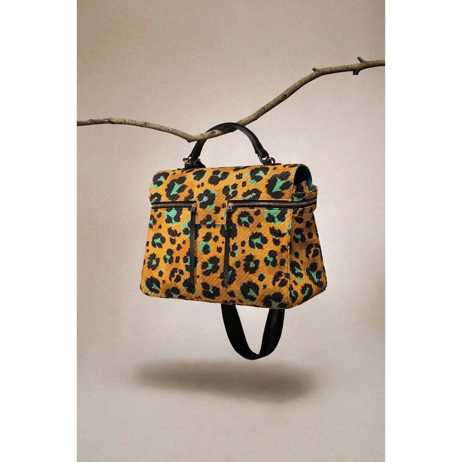 Sabbai Leopard Yellow Women Crossbody Bag Shoulder Bag