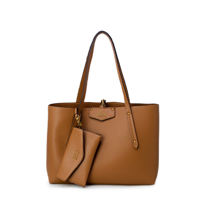 Guess Women Bag Brown Handbag